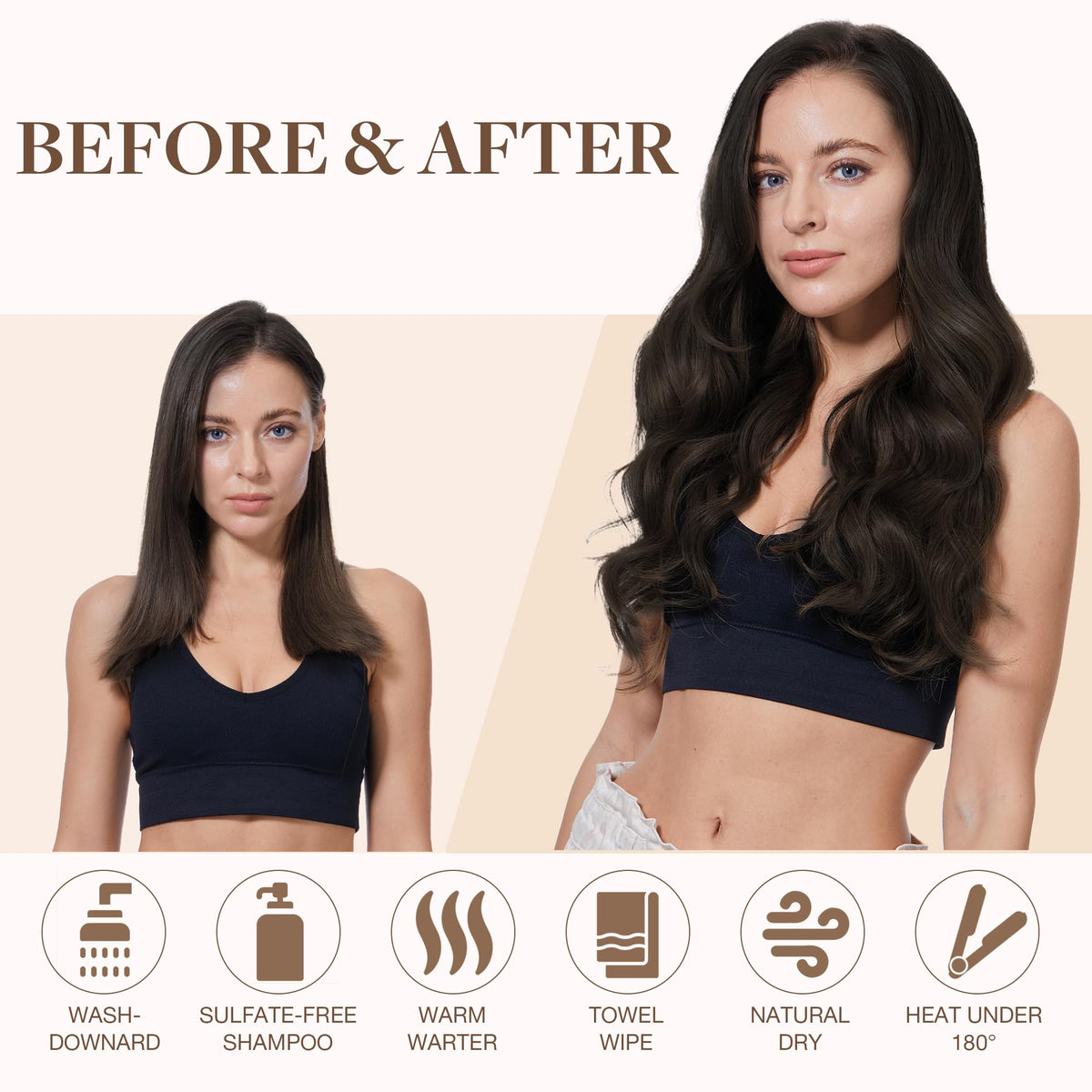 GOO GOO 105g weight provides balanced volume for many hair types.