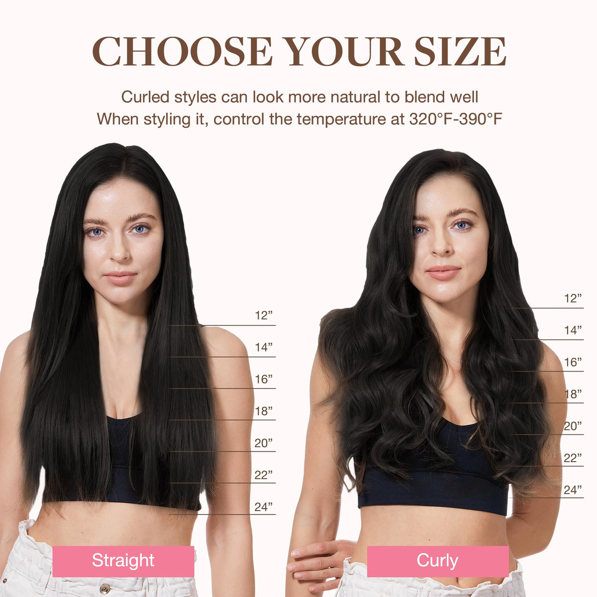 GOO GOO heat styling ready extensions offer styling versatility