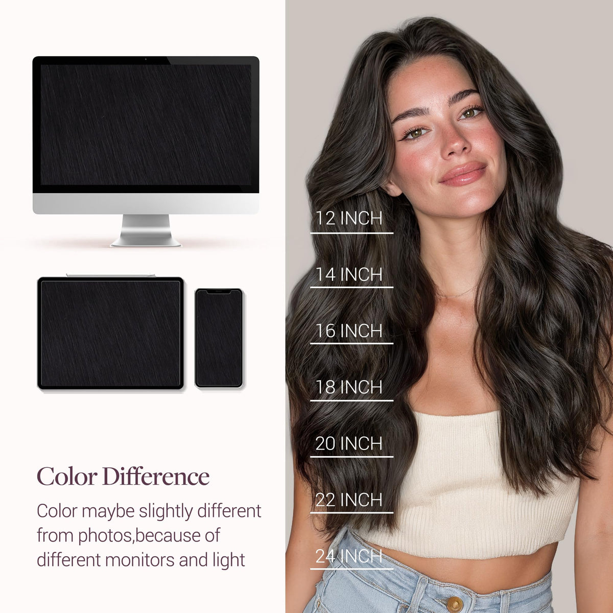 GOO GOO Invisi Edge easy clip-in application reduces salon visits.