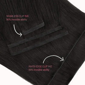 GOO GOO Invisi Edge 18in natural shine blending invisibly for everyday elegance.