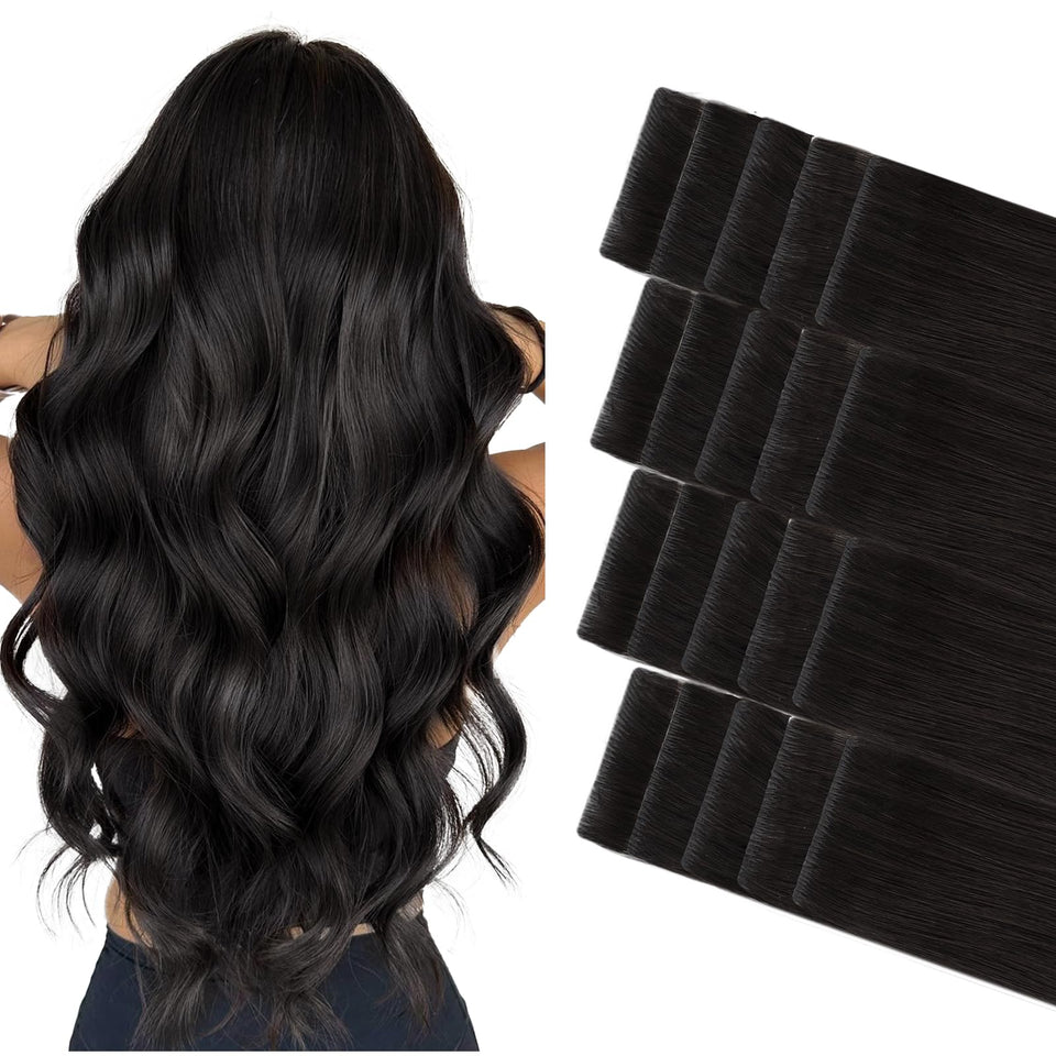 GOO GOO Invisi Edge Extensions close-up showing seamless natural look.
