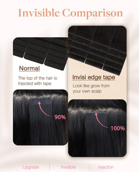GOO GOO Natural-look injected tape mimics scalp for discreet wear