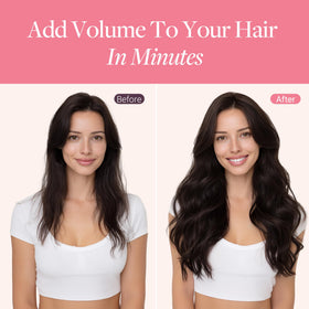 GOO GOO natural-thickness clip-ins blend seamlessly with your own hair