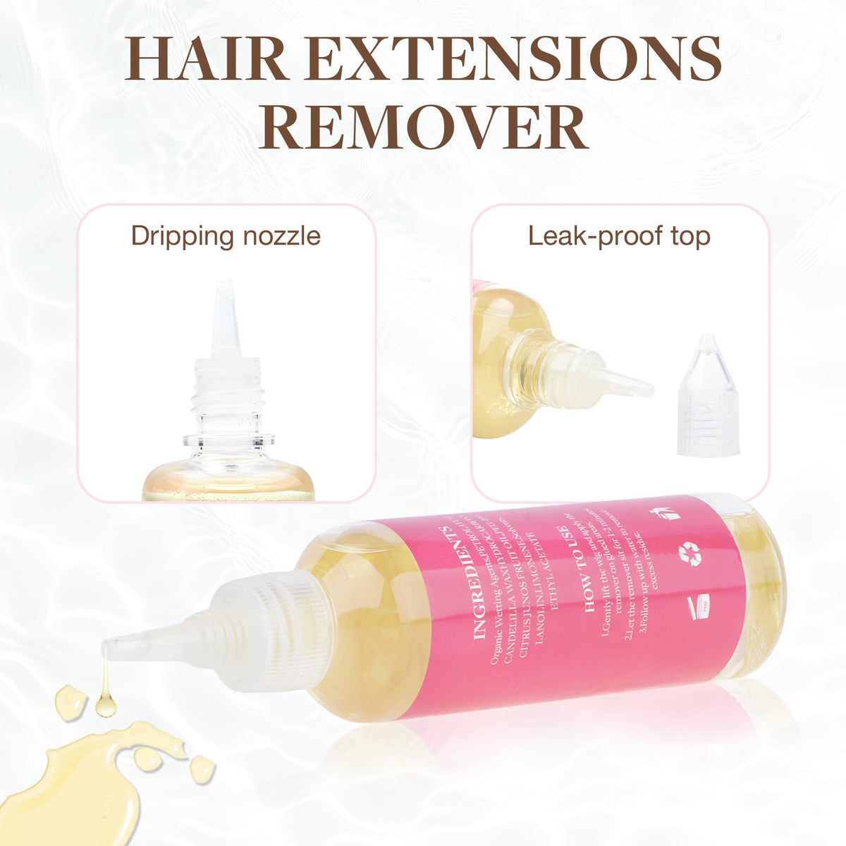 GOO GOO Patch test area reminder before full application.