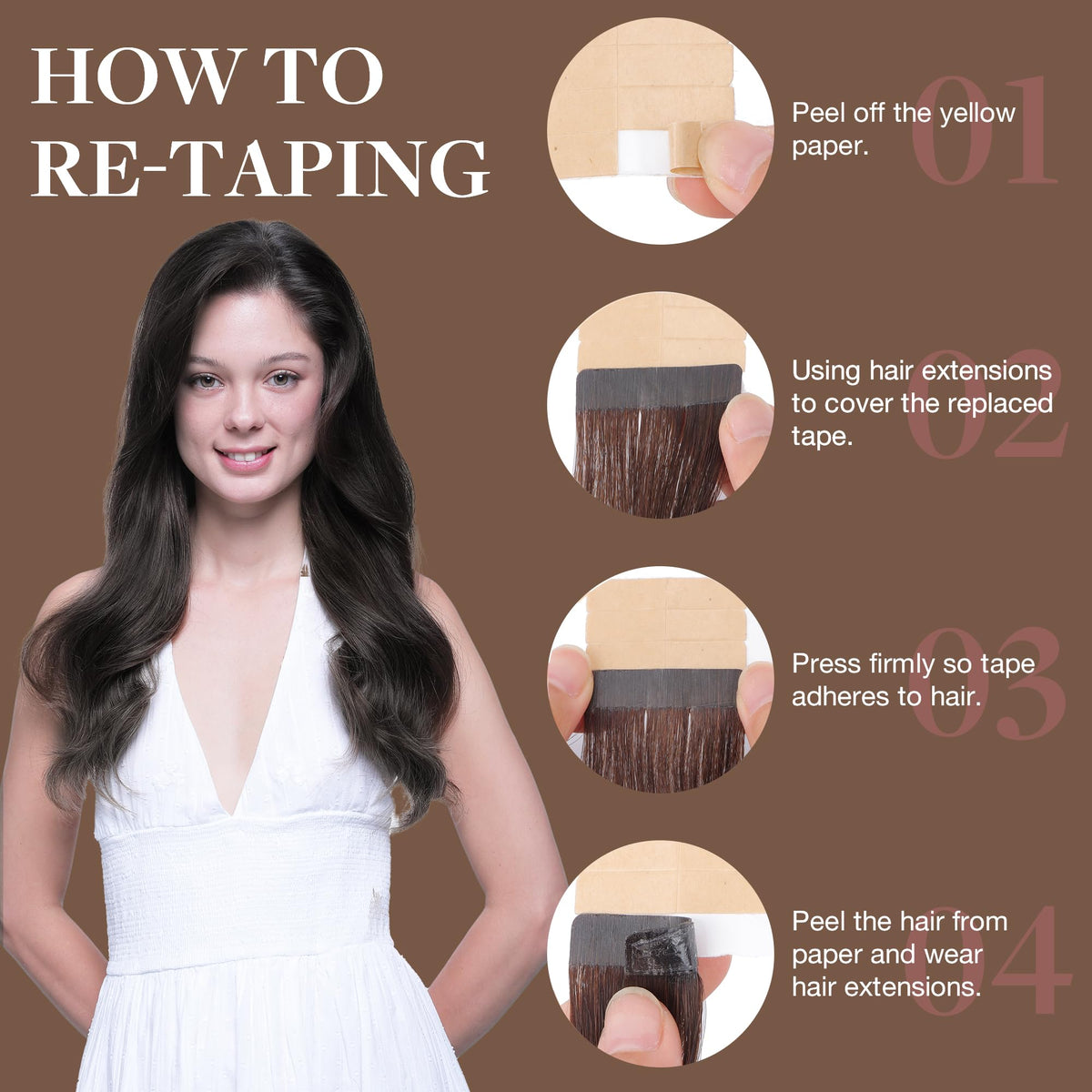 GOO GOO Remy hair extensions 20 inch silky straight with thick ends