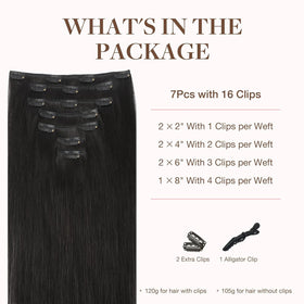 GOO GOO seamless clip-in extensions application demonstrates quick invisible clips for easy styling