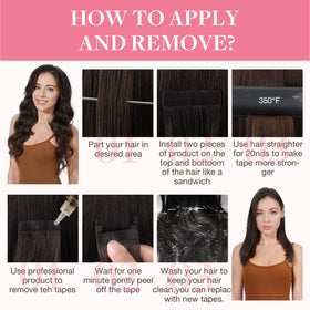 GOO GOO silky straight ends extensions for sleek volume