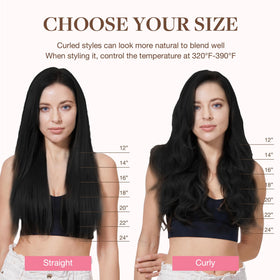 Soft, silky texture blends smoothly with natural hair.
