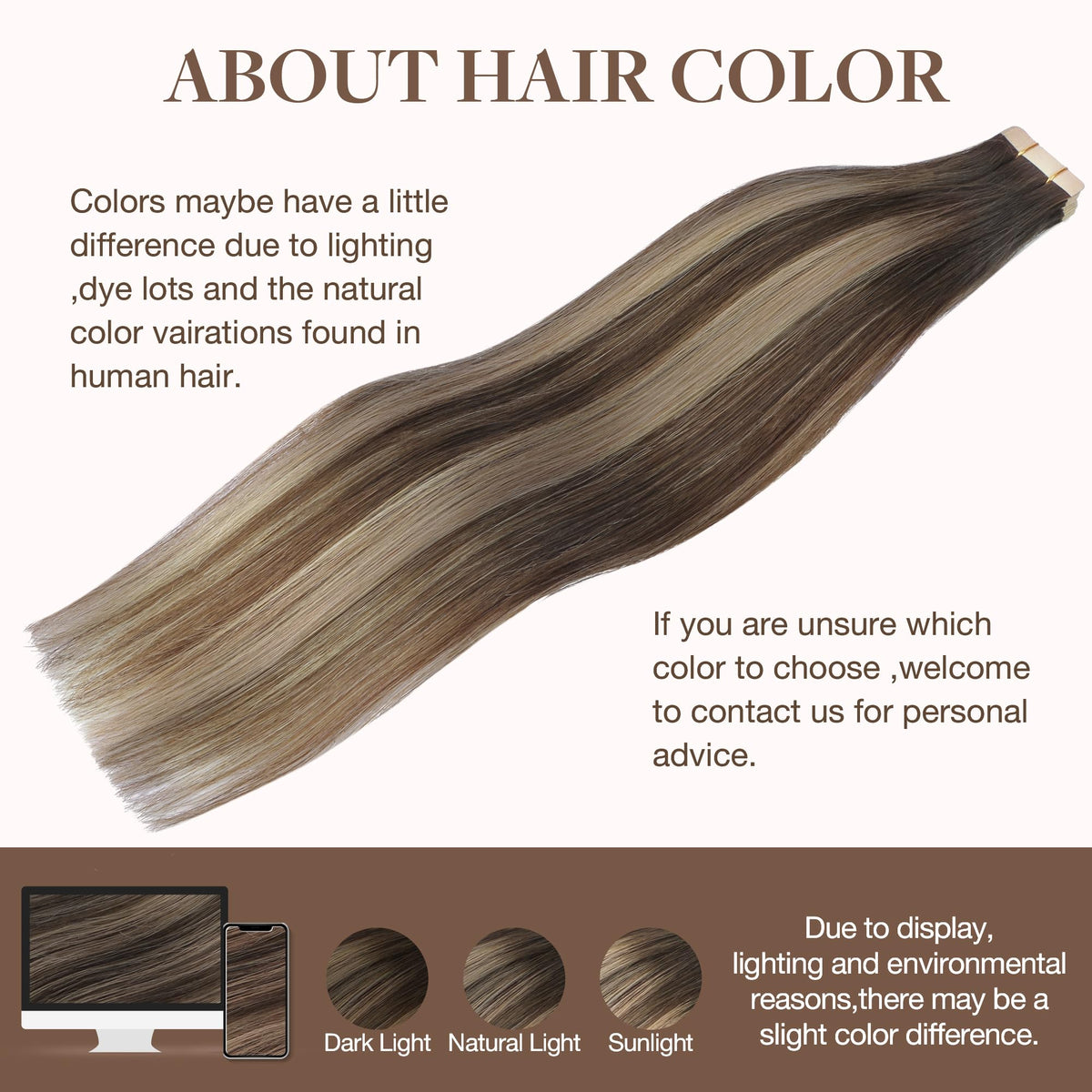 GOO GOO color match service helps blend the balayage shade.