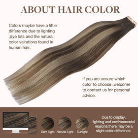 GOO GOO color match service helps blend the balayage shade.