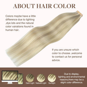 GOO GOO 20-inch tape-in extensions for dramatic length
