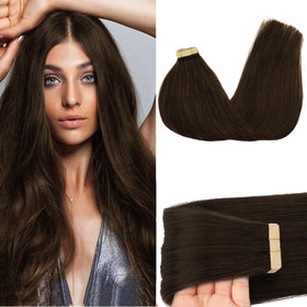 GOO GOO Remy Tape-In Extensions in 20in for seamless length boost.