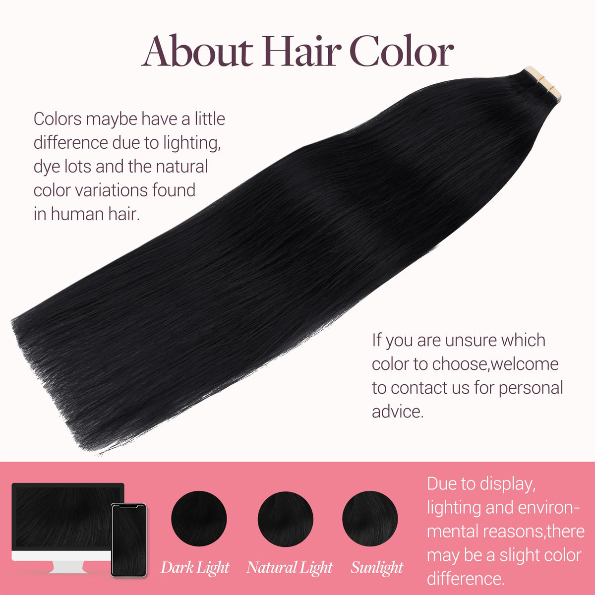 GOO GOO Remy hair close-up shows soft natural texture