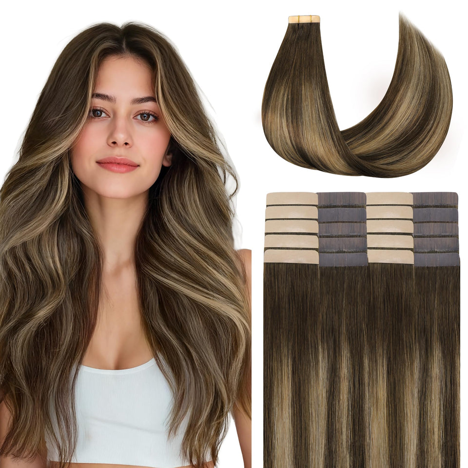 GOO GOO tape-in extensions in Remy hair for a natural blend