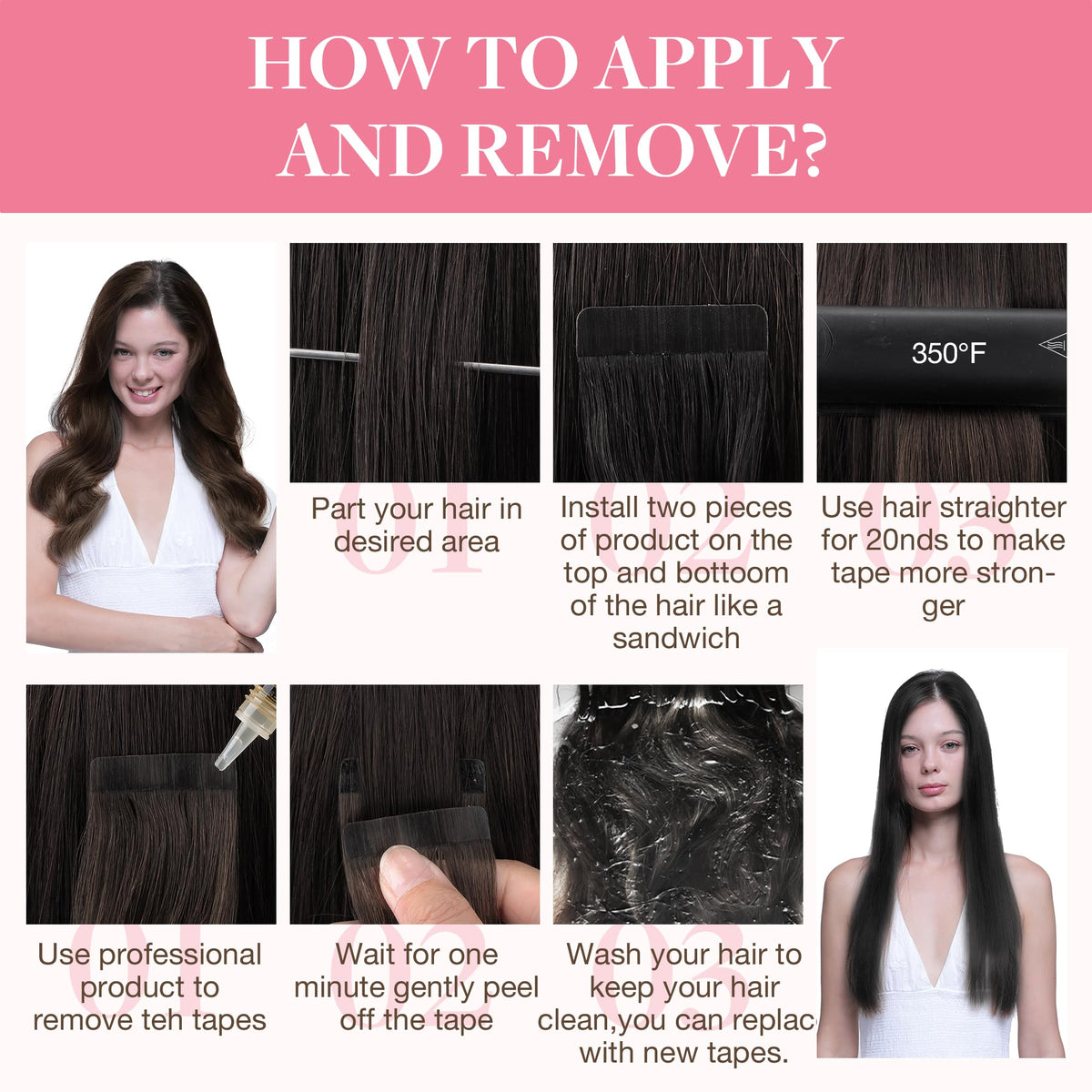 GOO GOO Silky Straight ends for smooth, tangle-free styling.