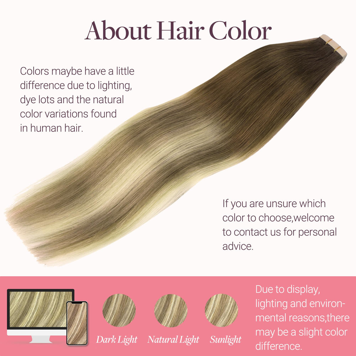 GOO GOO skin-weft seam for an invisible attachment and comfortable wear