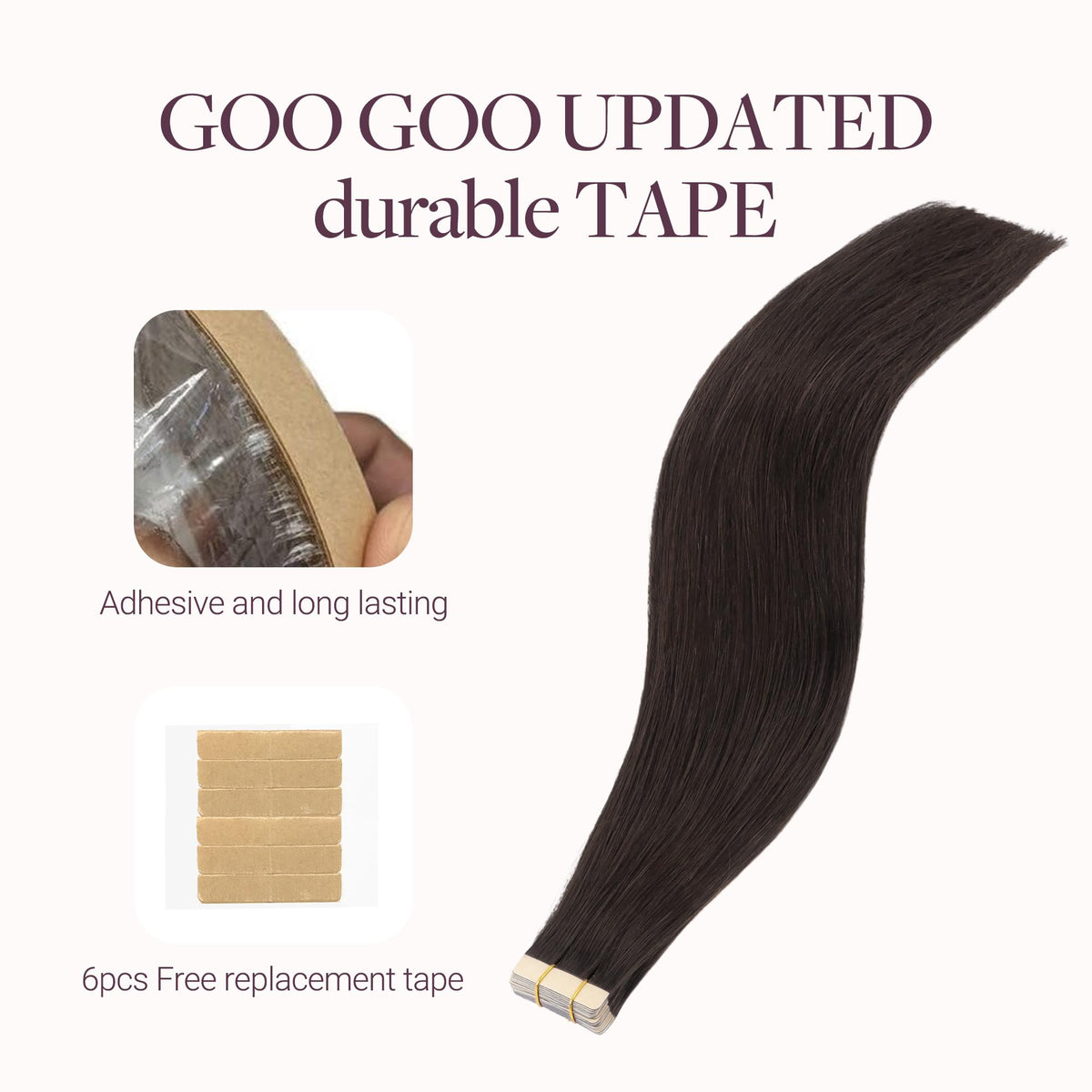 GOO GOO waterproof tape maintains grip during workouts and humidity