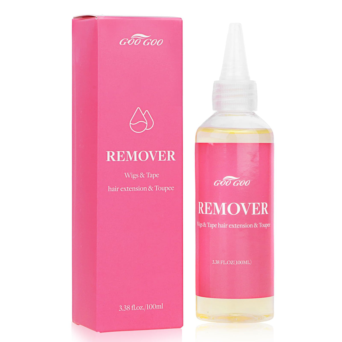 GOO GOO Tape Remover bottle cap for precise application during removal.
