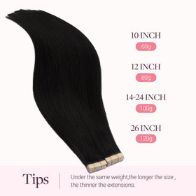 GOO GOO thick-ends Remy hair 18-inch extensions for fuller length