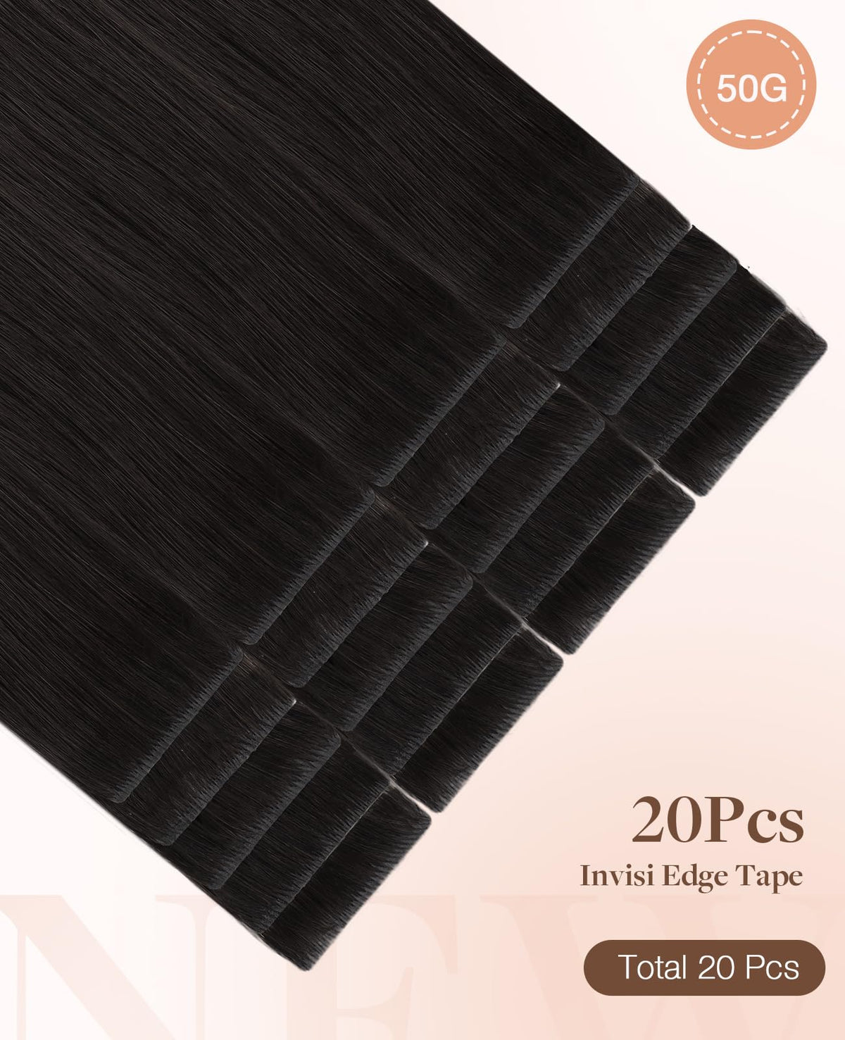 GOO GOO Virgin Remy hair 18-inch close-up for premium, long-lasting style.