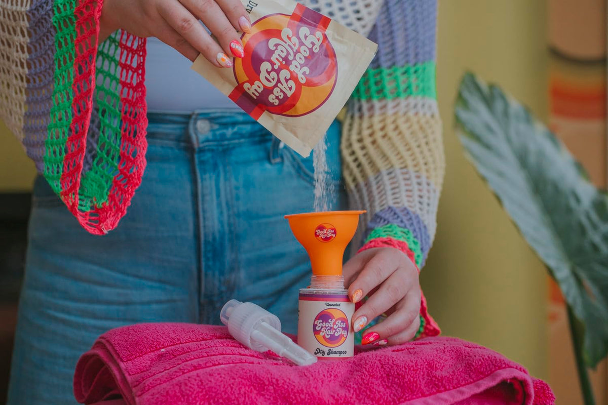 Good Ass Hair Day dry shampoo refill travel pack ready for on-the-go touch-ups