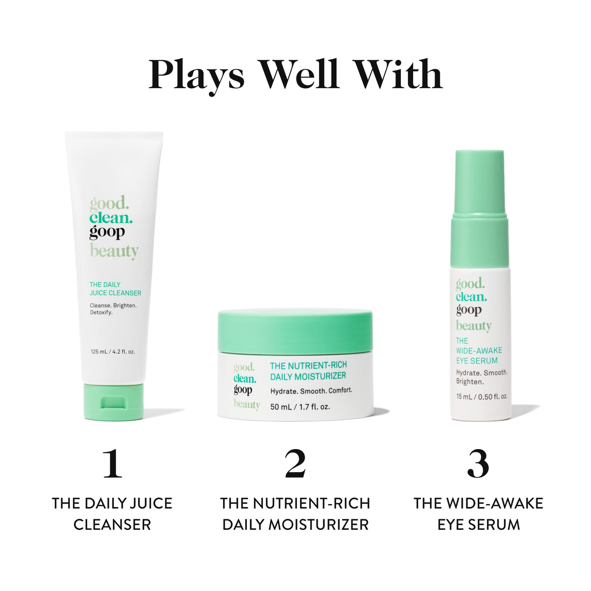 Good Clean Goop Beauty Healthy Aging Serum vitamin-rich packaging signals nourishing formula.