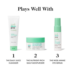 Good Clean Goop Beauty Healthy Aging Serum vitamin-rich packaging signals nourishing formula.