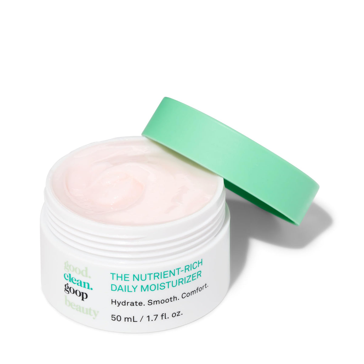 Good Clean Goop Nutrient-Rich Daily Moisturizer bottle for instant skin hydration.