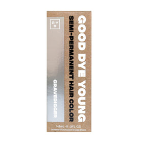 Good Dye Young Gravedigger Silver bottle with conditioning color for vibrant fade-resistant shade.