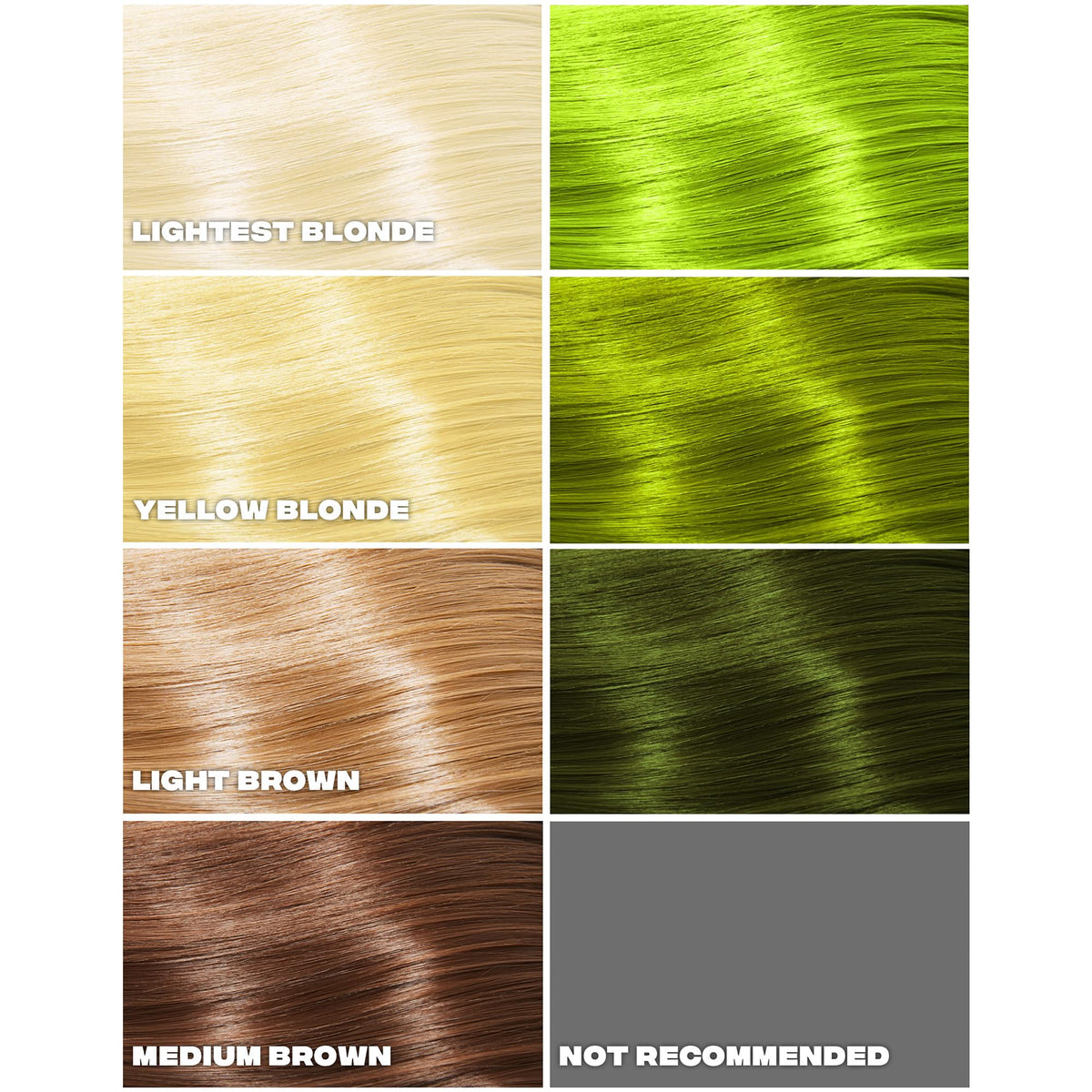 Good Dye Young Limelight applying hair color shows easy, even coverage.