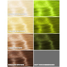 Good Dye Young Limelight applying hair color shows easy, even coverage.