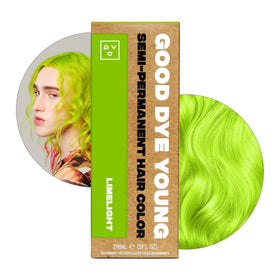 Good Dye Young Limelight bottle front showcases vibrant, long-lasting color for bold looks.