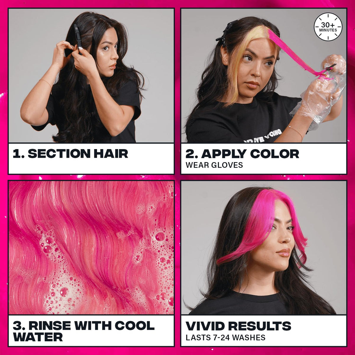 Good Dye Young packaging notes vegan cruelty-free USA-made claim.