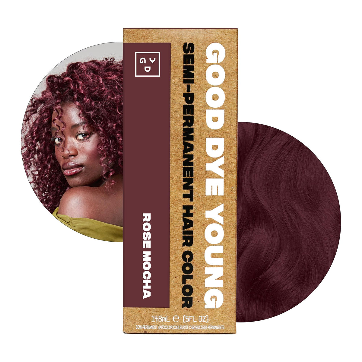 Good Dye Young Rose Mocha bottle showing a subtle color option