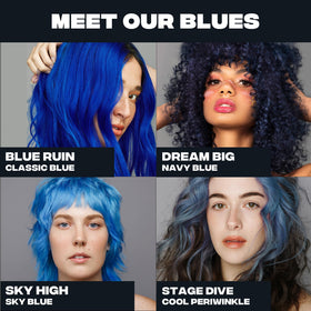 Good Dye Young Sky High Blue application gloves prevent staining during use