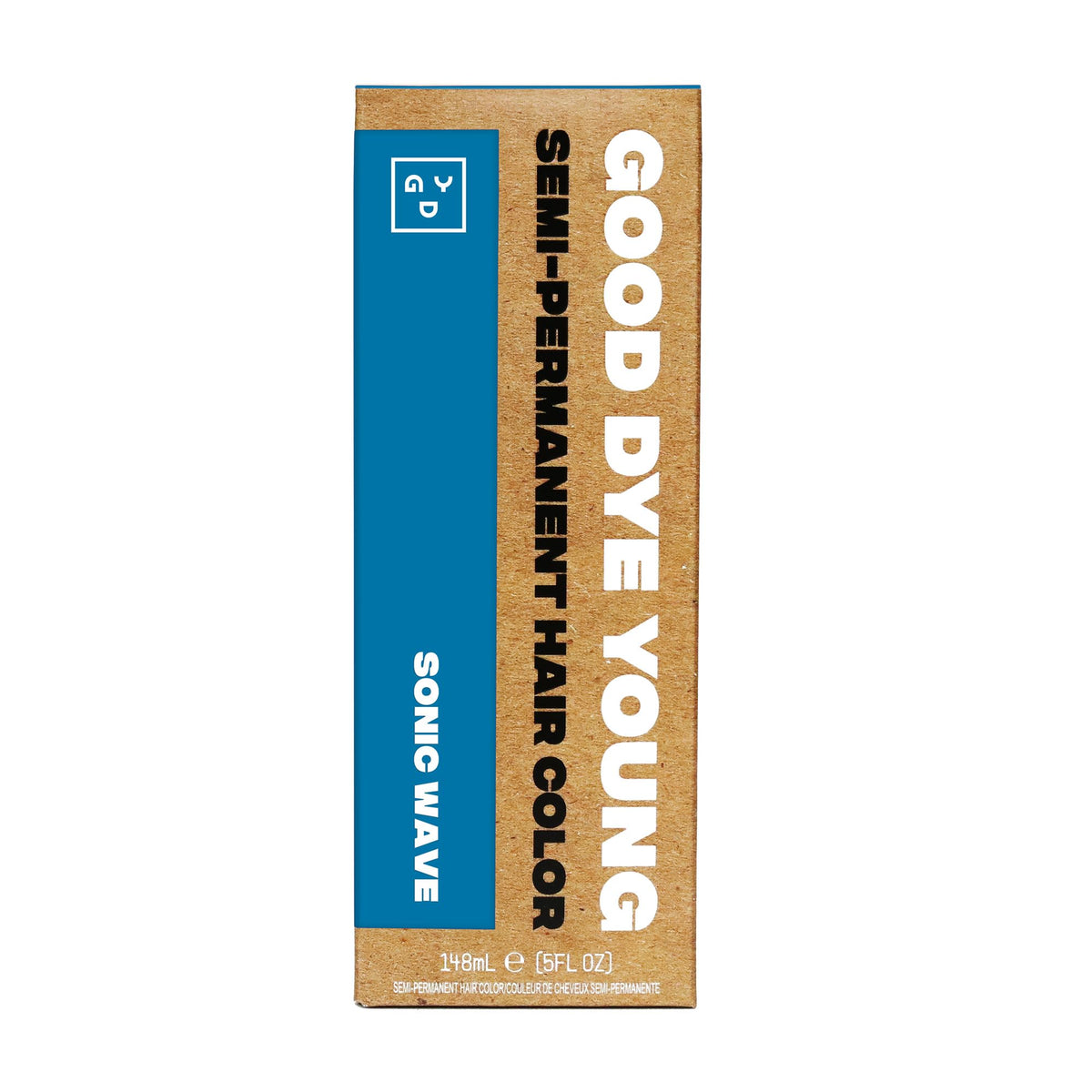 Good Dye Young Sonic Wave bottle shows vibrant pigment for easy application.