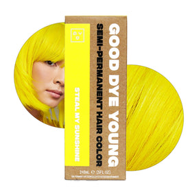 Good Dye Young Steal My Sunshine bottle pour shows vibrant color for bold, even results.