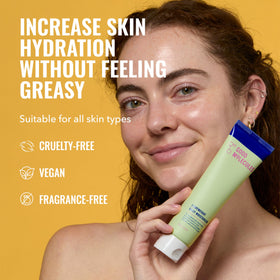 Good Molecules Lightweight Daily Moisturizer jar close-up highlights smooth, layering-friendly finish
