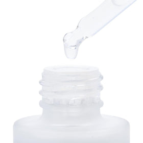 Good Molecules Super Peptide Serum Pack 3 packaging-display highlighting vegan, fragrance-free formula.
