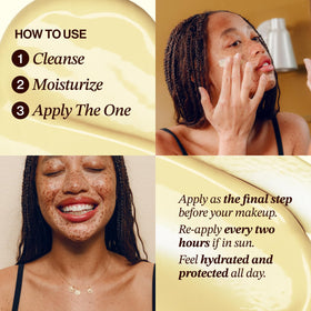 Good Weather Skin The One Daily Sun Cream texture appears lightweight and non-greasy