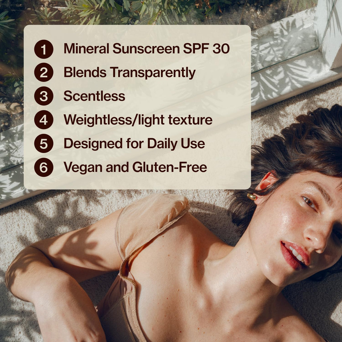 Good Weather Skin The One Daily Sun Cream mineral formula with non-nano zinc