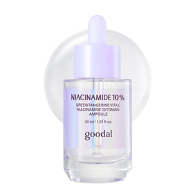 GOODAL Green Tangerine Vita C Niacinamide ampoule bottle with easy dispense.