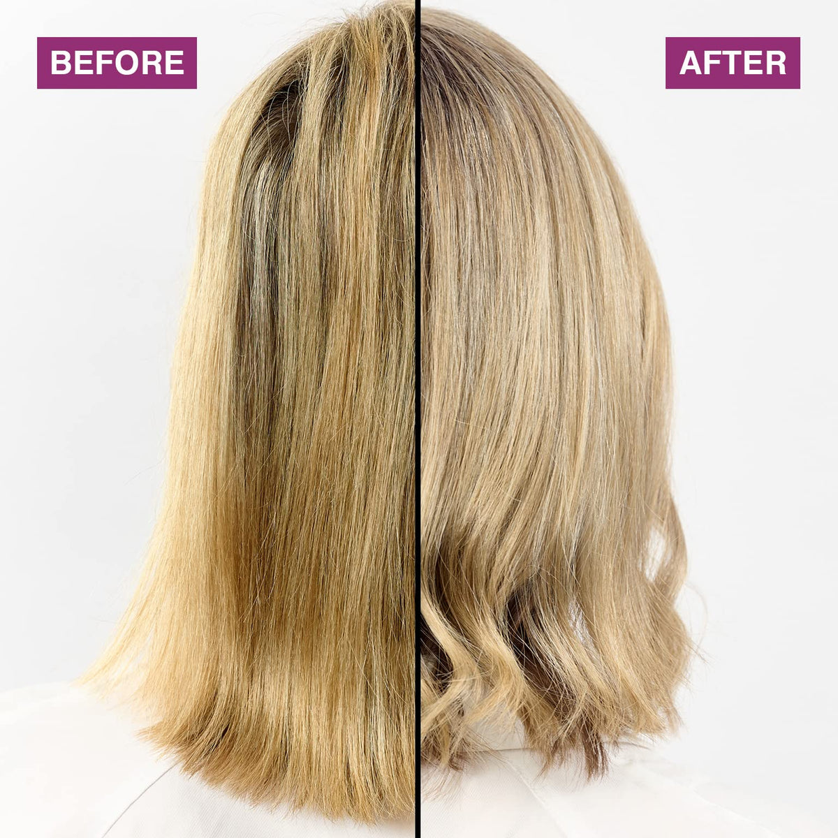 GOODBYE YELLOW sulfate-free formulation promotes gentle cleansing without harsh surfactants.