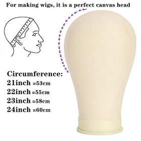 GOODColla concave-base canvas head ready for wig clamps and tripod mounts