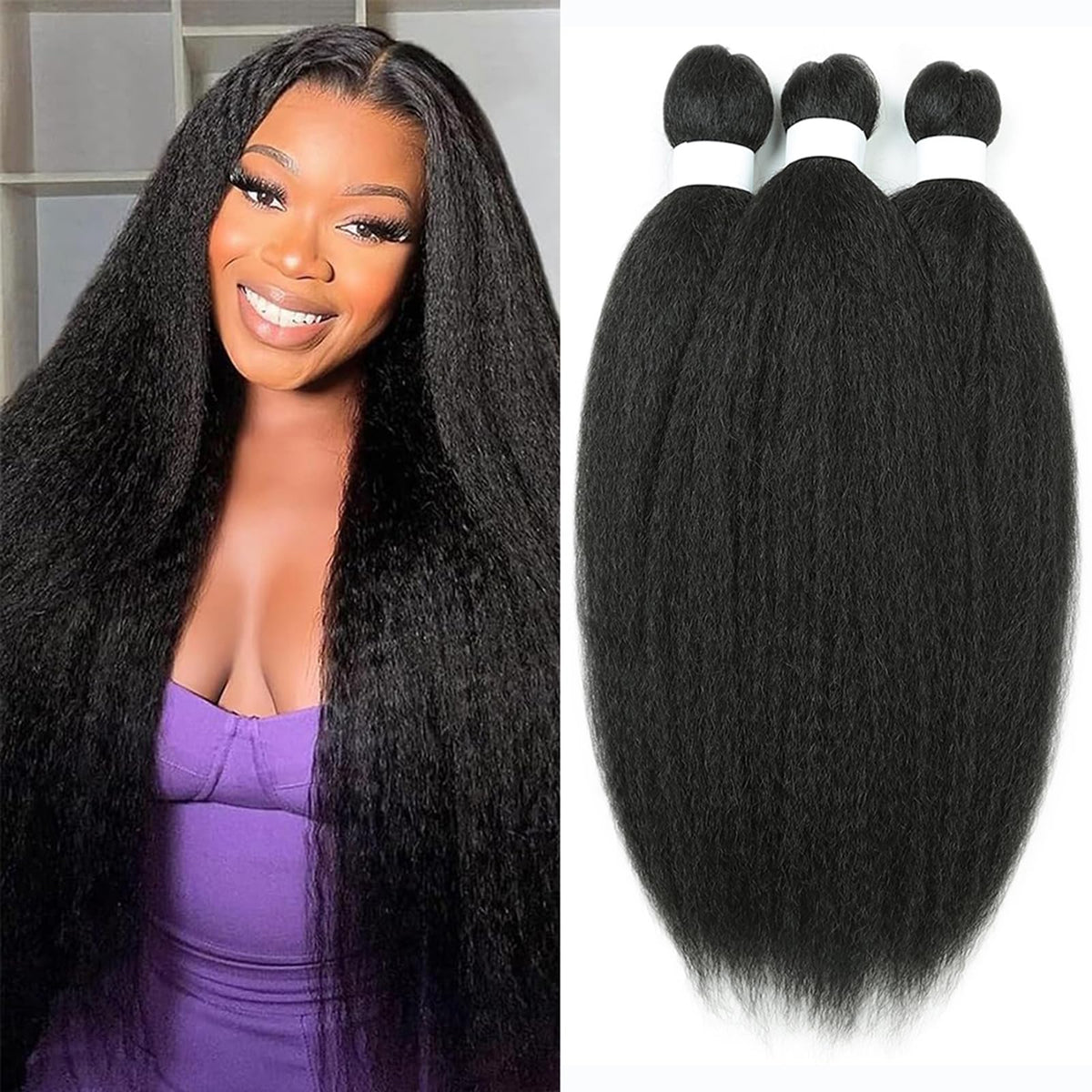 Goodear vixen-crochet bundles natural-black 26inch for versatile styling and full look.