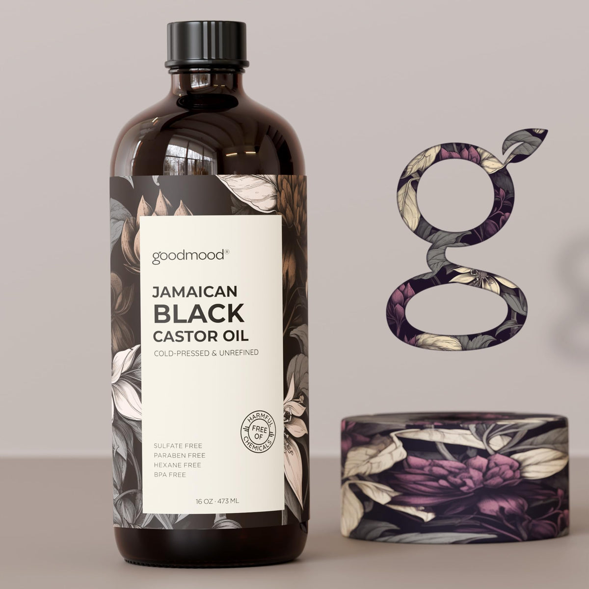 GOODMOOD Castor Oil skin moisture application for deep hydration