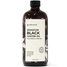 GOODMOOD Jamaican Black Castor Oil bottle for hair growth and scalp nourishment