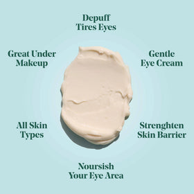 GOODNESS VEGAN Eye Cream hyaluronic hydration for plump under-eyes.