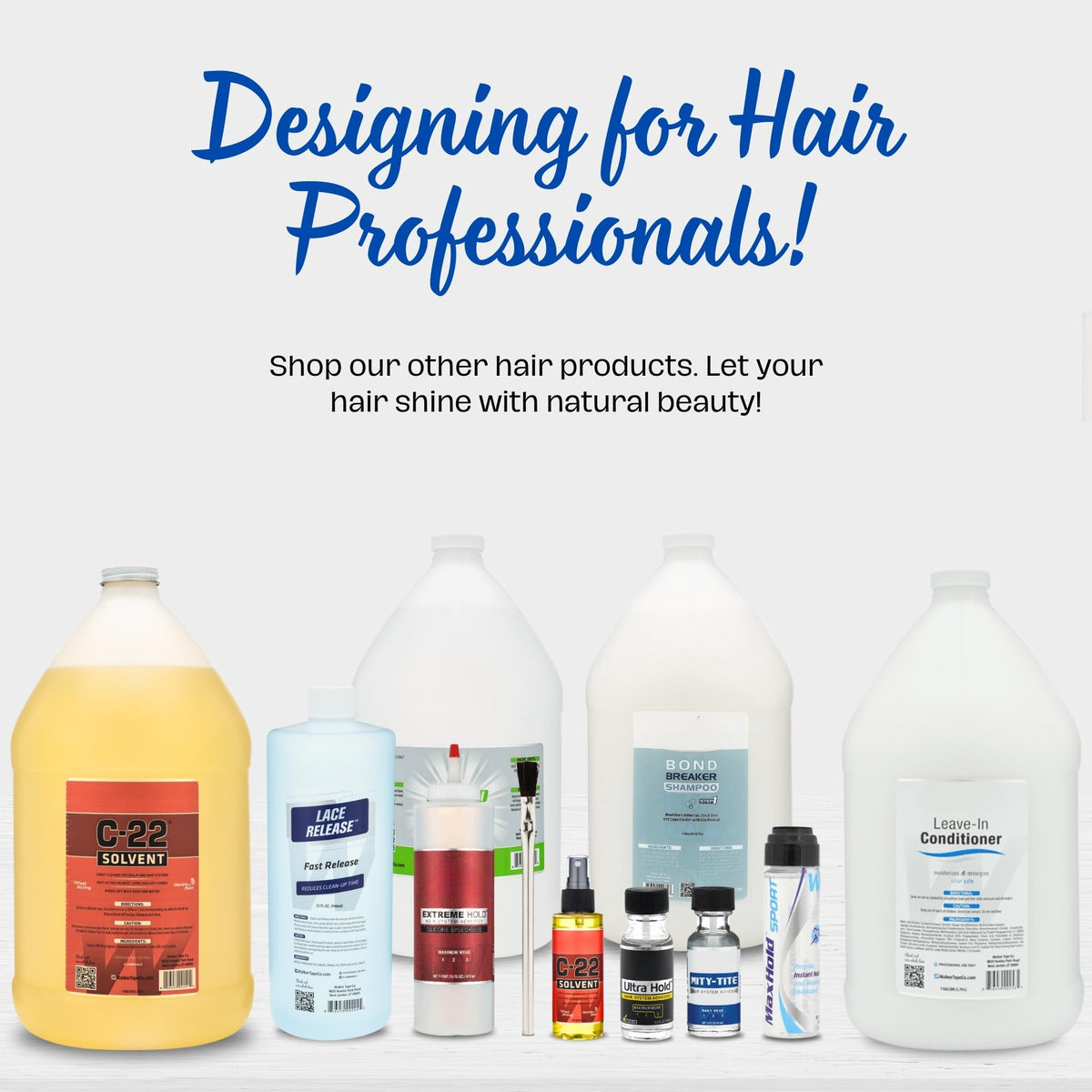 Goodscious WaLKER TaPE C22 hairline protection while dissolving bonds