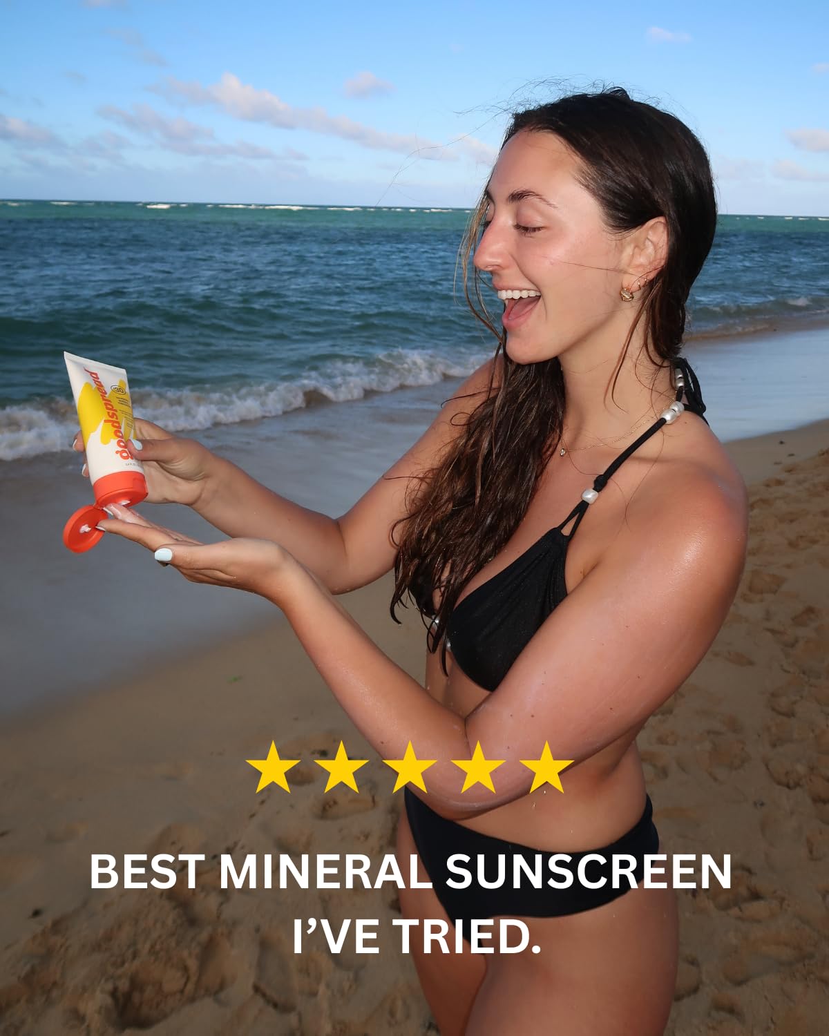 Goodspread fragrance-free formula minimizes irritation for outdoor activities.
